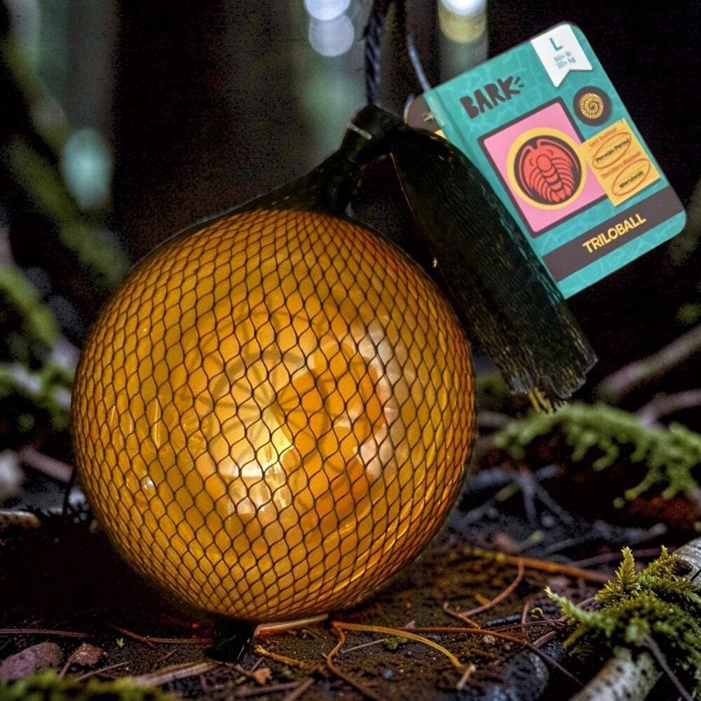 NWT Jurassic World & Bark Box Super Chewer “ It’s in my DNA “ Dog Toy Fossil